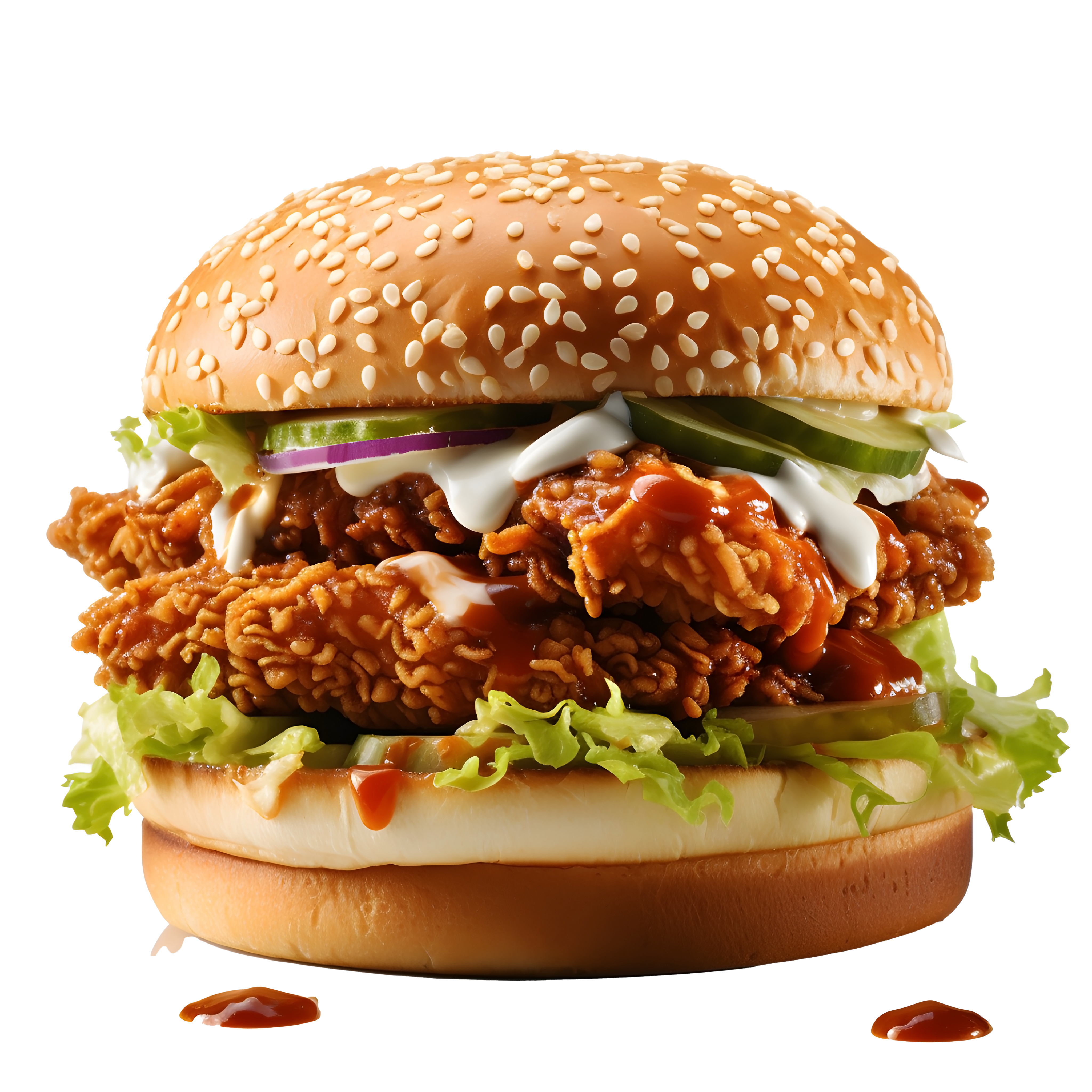 fried zinger burger